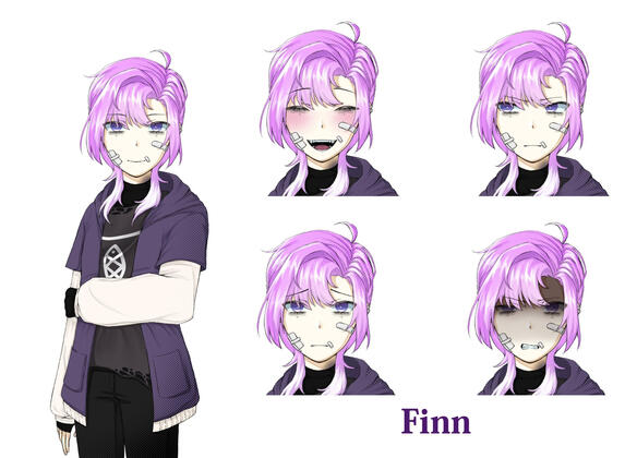 Old sprite of Finn (OC)