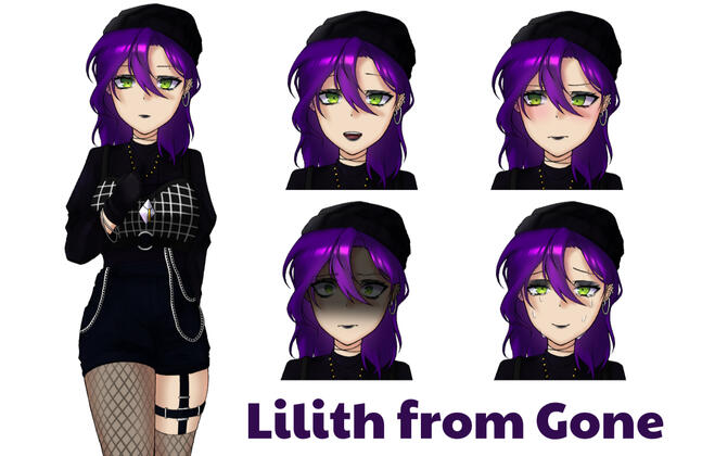 Sprite of Lilith from Gone